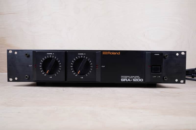 Roland SRA 1200 Rackmount Power Amplifier 170 watts 2 Channels