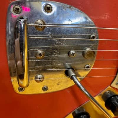 Fender Jaguar 1962 - Fiesta red refin image 5