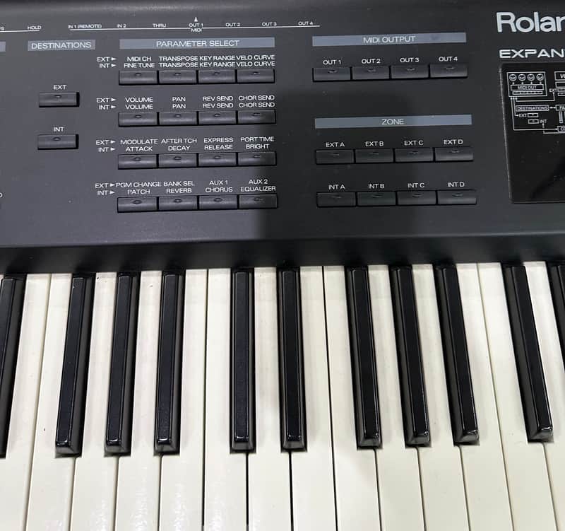 Roland A-70 76-Key Expandable Controller Keyboard 1998 - 2001 - Black image 1