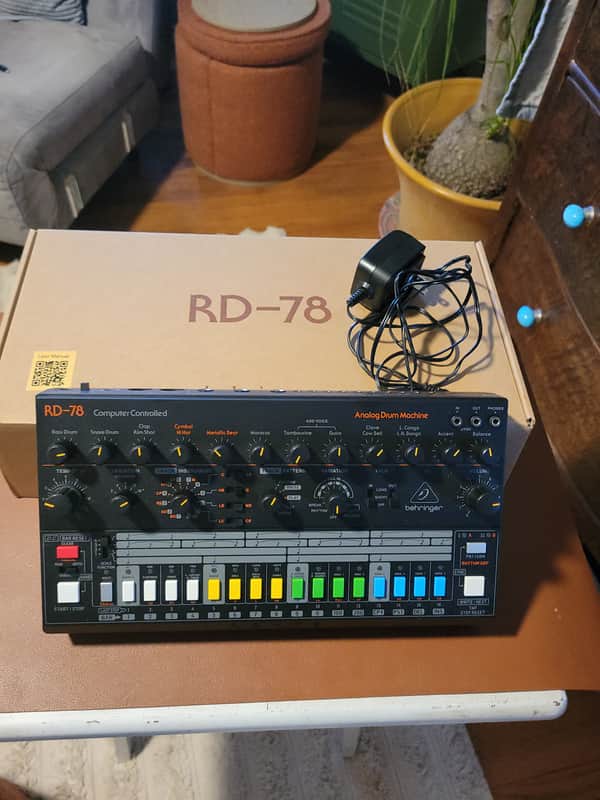 Behringer RD-78 Computer Controlled Analog Drum Machine 2025 - Present - Black image 1