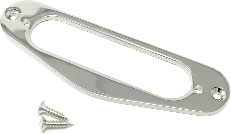 Nickel Metal Single Coil Pickup Mounting Ring for Fender Stratocaster Strat Guitar PRS10-NKL image 1