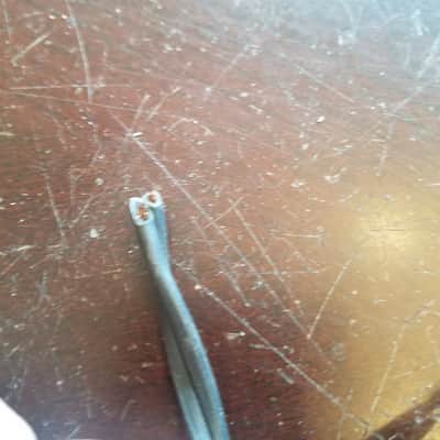 Yazaki one (1) 117V Power Cord Electric Cable cut Japan, not Phalo Vintage non-polarized black 1940s-1960s image 6