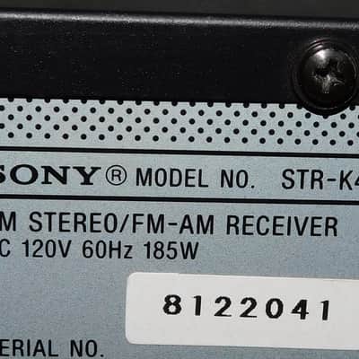 Sony STR-K402 stereo receiver image 5