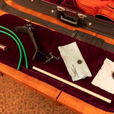 Beautiful 1924 Handcrafted 16" Viola by Jacob Lundh + Bow (with Appraisals) image 21