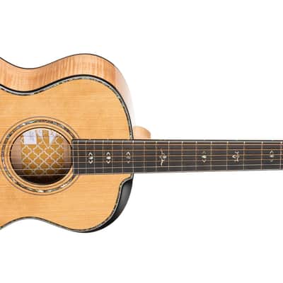 Cort GOLDPASSION Modern Concert Body Torrefied Solid Engelmann Spruce Top Hard Maple Neck 6-String Acoustic-Electric Guitar w/Hard Case image 4
