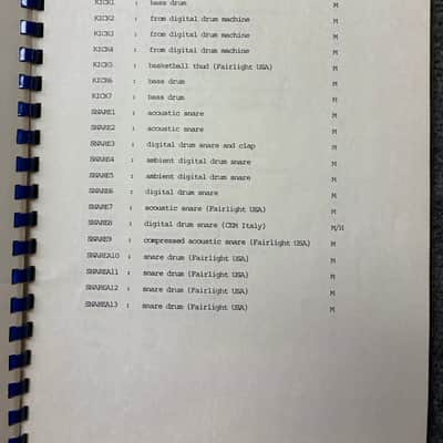 Original Fairlight CMI Series III Documentation series III 1983-1989 image 9