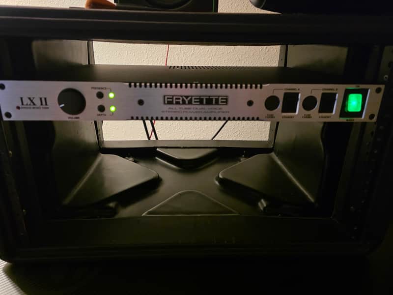 Fryette LX II 2 x 50-Watt Rackmount Tube Amplifier 2019 - Present - Silver image 1