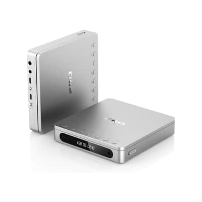 FiiO DM13 Multifunctional Portable Stereo CD Player with Long-Lasting Battery, Supports USB Ripping, Optical/coaxial/3.5mm/4.4mm outputs (Silver Bluetooth) image 2