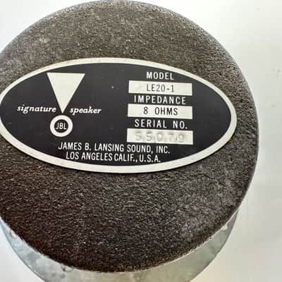 Vintage JBL LE20-1 High Frequency Speaker Tweeter image 8