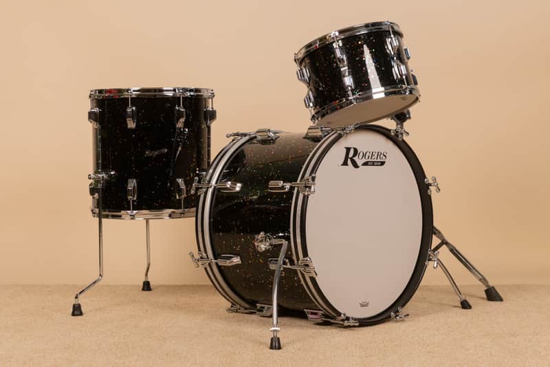 Rogers Mardi Gras Cleveland Ltd. Edition Drum Set 14x20 8x12 and 14x14 image 1