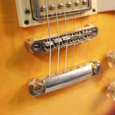 Vintage 1970's Made-In-Japan Univox LP Style Singlecut Electric Guitar in Sunburst Finish image 9
