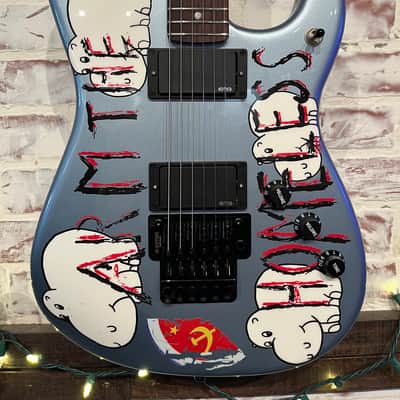 Fender Tom Morello "Arm The Homeless", Rosewood Fingerboard, Blue Ice Metallic image 2