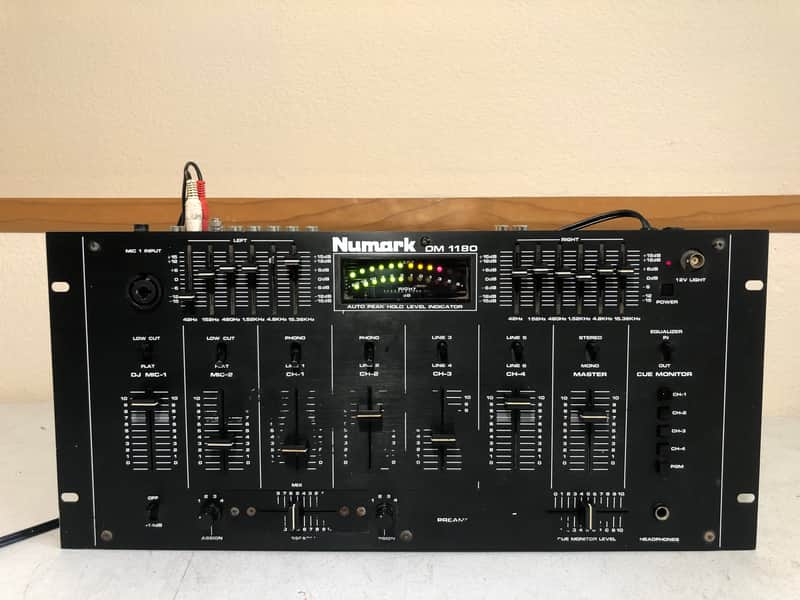 Numark DM-1180 Mixer Preamp DJ Audio Audiophile Vintage HiFi | Reverb