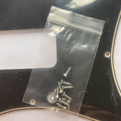 Black/Cream Wide Bevel Pickguard for Vintage 1966-1972 Gibson SG Special image 9