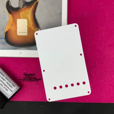 GVT Vintage repro 1954 Stratocaster ® Tremolo Backplate – HIPS Polystyrene Pre-CBS Round Hole image 6