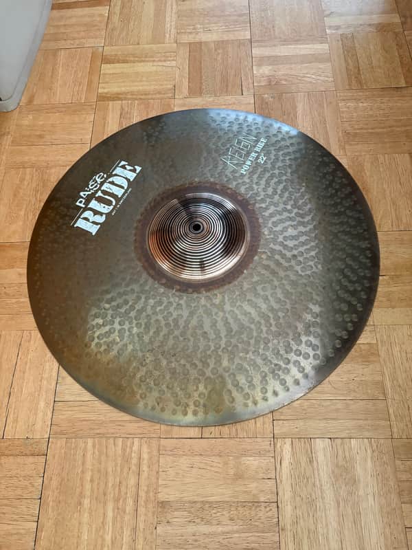 Paiste 22" RUDE "The Reign" Dave Lombardo Signature Power Ride Cymbal 2015 - Present - Raw