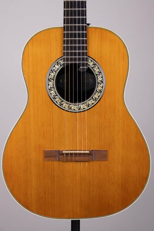 Vintage 1981 Ovation Model 1113 Classical Guitar - Natural - With Case image 1