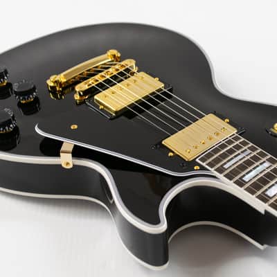 Gibson Custom Les Paul Custom - Ebony with Gold Hardware image 4