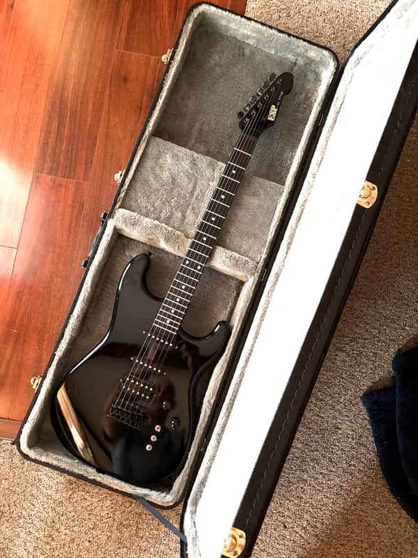 Early 80s ESP The Mirrage 48th St. Custom - Black image 1