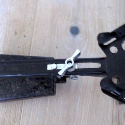 L.P. Gajate Cowbell Woodblock Accessory Pedal Mount Bracket w/LP Black Beauty Cowbell image 4
