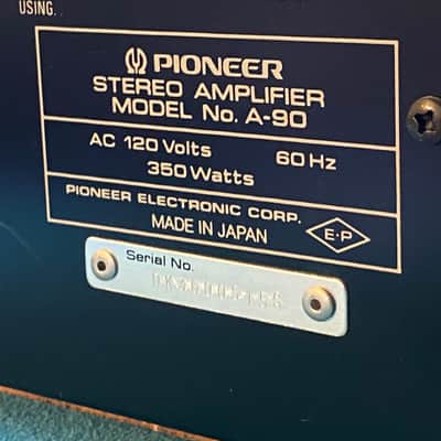 Pioneer A-90 Integrated AmplifierVintage1983 200 Watts Rare image 12