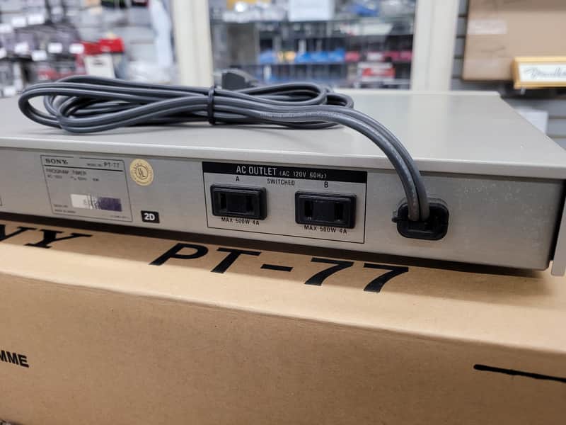その他 SONY PROGRAM TIMER PT-77 Sony PT-77 Program Timer Silver | Reverb