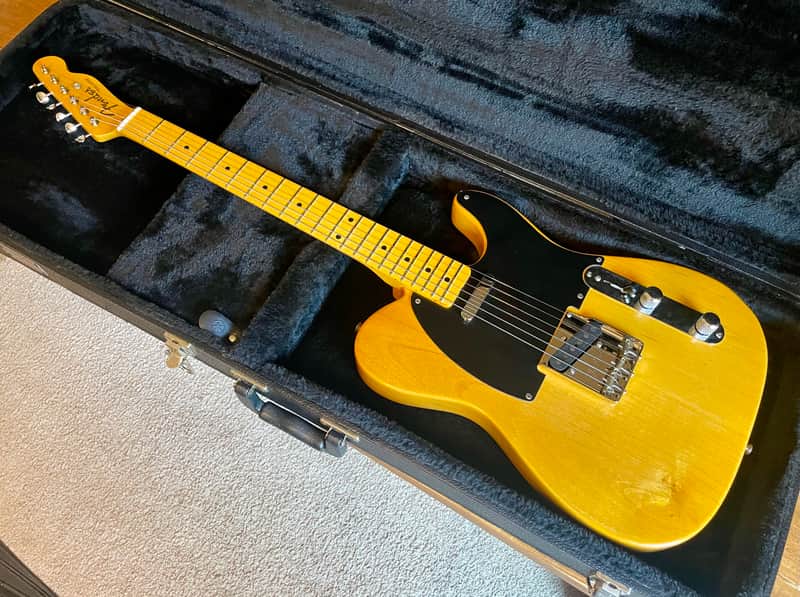 Partscaster By Rocker C Guitars ‘51 Telecaster Style USA & MIJ Parts Nitro Lacquer 2026 - Trans Amber Nitro Lacquer image 1