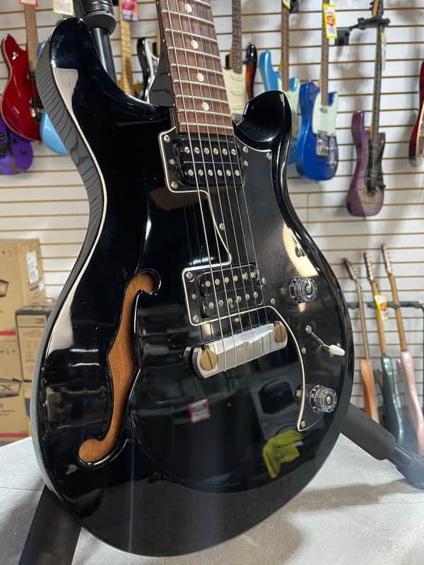 PRS S2 USA Semi-Hollowbody Mira 2014 - Black w/Gig Bag image 1
