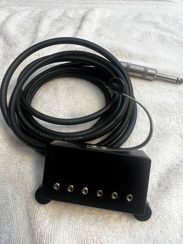 DiMarzio Vintage 70's DiMarzio Acoustic Soundhole Guitar Pickup Black Rare 1970’s image 1
