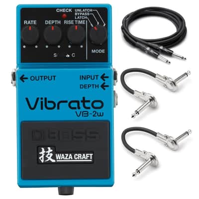 New Boss VB-2W Waza Craft Vibrato Guitar Effects Pedal