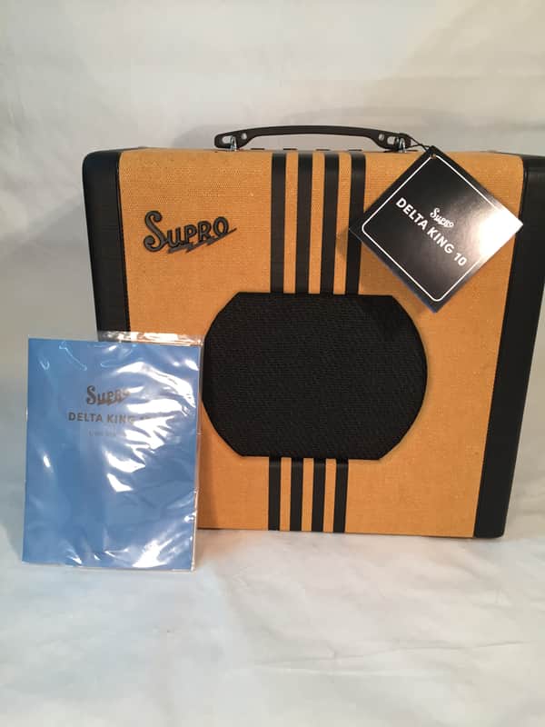 Supro Delta King 10 5-Watt 1x10-Tube Amp for Guitar -Tweed & Black-Model 1820RTB image 1