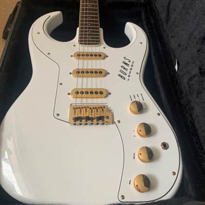 Burns Bison 62 Re-issue  in White, Gold Hardware circa 1992 image 2