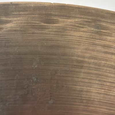 Zildjian Avedis 12” Transition Stamp (1950s) Pair Hi-Hat Cymbals image 6