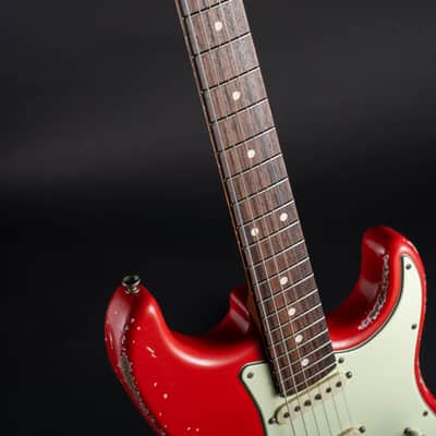 Xotic California Classic® XSC-1 Fiesta Red - Heavy Aged #3640 image 8