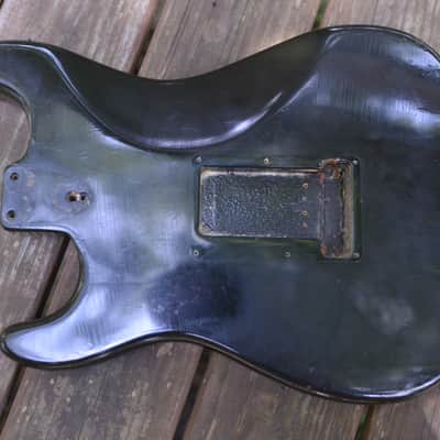 1972 Vintage Fender Stratocaster 3-Bolt Body Original BLACK 1970's Strat Guitar image 11