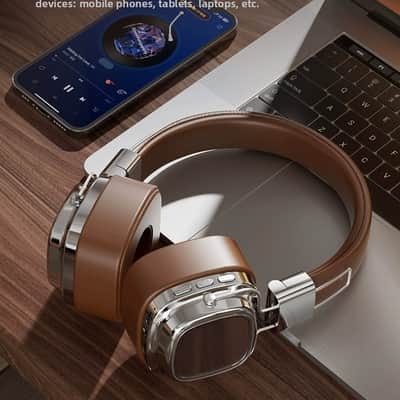 Retro Wireless Headphones – Active Noise Cancelling, Hi-Fi Bass, Bluetooth 5.3 image 5