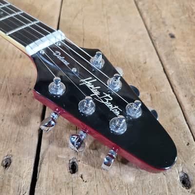 Harley Benton BM-75 DLX Brian May Red Special Replica - Transparent Red image 7