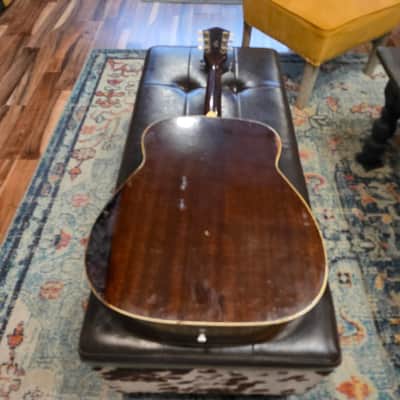 1968 Silvertone 57P633L Jumbo Acoustic Guitar - w/Case image 18