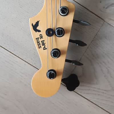 OX Bird Fenderbird  Bass, Gibson TB USA pickups, John Entwistle,2010s - Redburst image 13