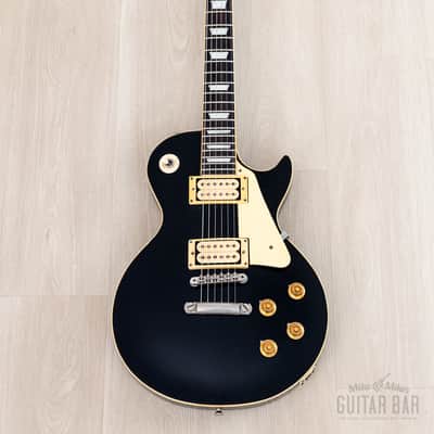 1979 Greco EG900 Vintage Guitar Standard, Black w/ USA DiMarzio PAFs & Case, Japan Fujigen image 2