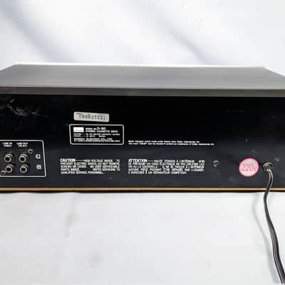 Sansui D-90 Stereo Cassette Deck 1980 For Parts or Repair Needs Belts image 10