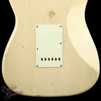 2023 - Fender Custom Shop 1957 Stratocaster Relic - Aged White Blonde image 4