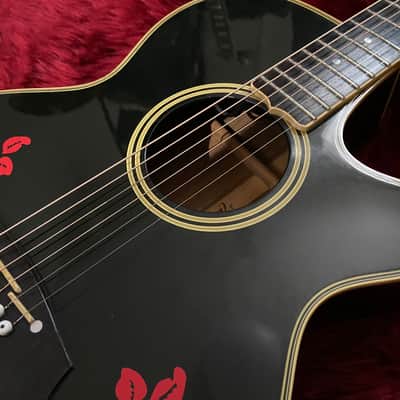 c.1980s Takamine NPT-108 Electric Acoustic Guitars “Black” image 5