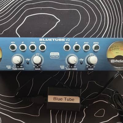 PreSonus Bluetube v2 Dual-Channel Mic / Instrument Preamplifier 2010s - Blue image 1