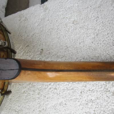 Slingerland Banjo Mandolin, 1920's, Birdseye Maple Pot, Tone Ring, 10 3/4" head, Abalone Inlays, Case image 16