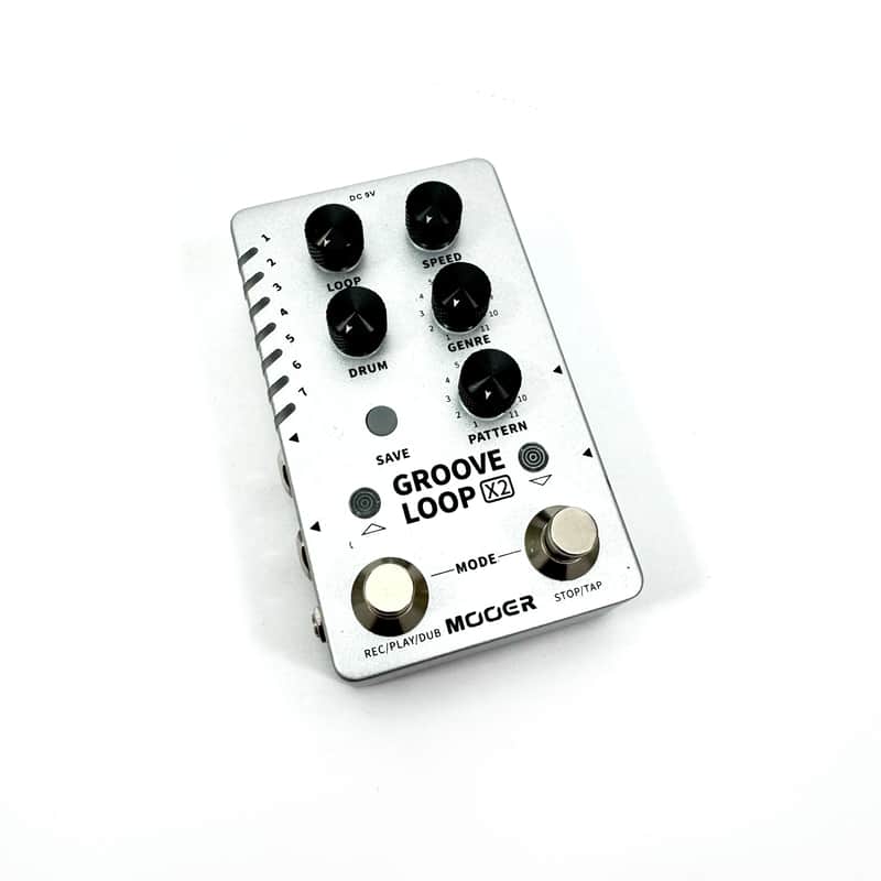 Mooer Groove Loop X2 Stereo Looper and Drum Machine Pedal image 1