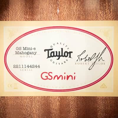 Taylor GS Mini-e Mahogany Acoustic-Electric Guitar with Structured Gig Bag image 14