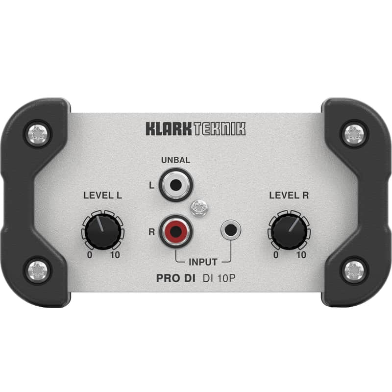 Klark Teknik DI-10P Stereo Passive Direct Box w/Summed Mono Output (OPEN BOX) image 1