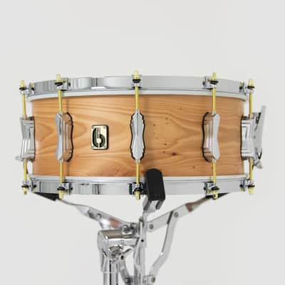 British Drum Company Archer | 14x6" 10-Lug English Yew Snare Drum. New with Full Warranty! image 4