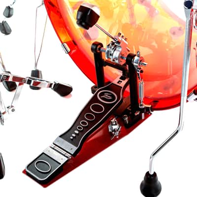 Fame Crystallica Studio Set Red Acryl - Drum Shell Set image 5
